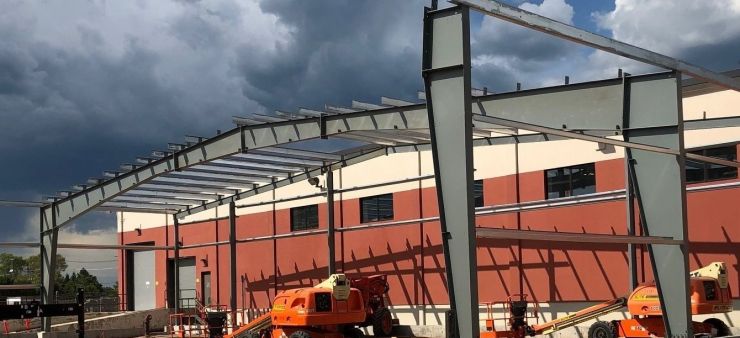 Westover Air Force Base Storage Canopy In Process